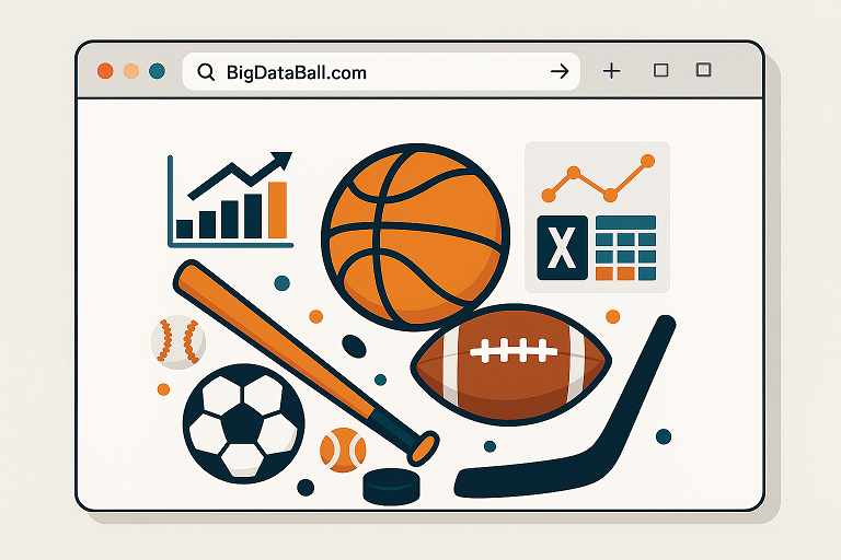 NBA, MLB, NFL, NHL, NCAA (CBB & CFB), WNBA, Tennis (ATP & WTA), Football (Soccer) Historical Sports Data in Excel