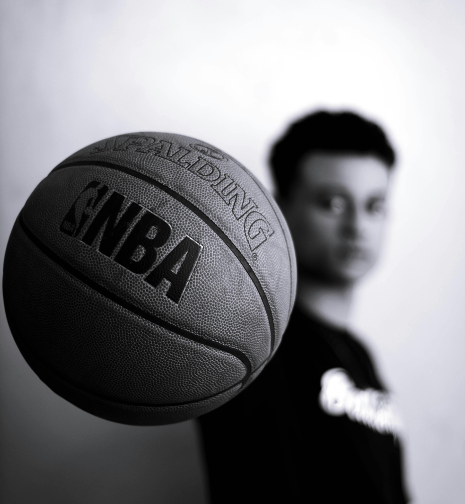 Man Holding Ball